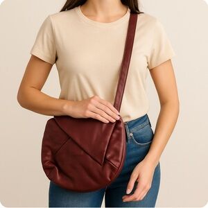 Wilsons vintage leather crossbody bag